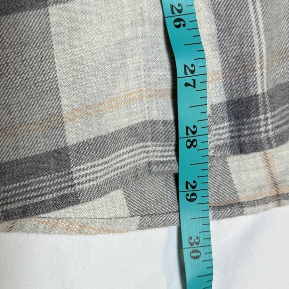 Patagonia Women’s Aspen Forest Tunic Gray White Plaid Size Small Style 53235 - Picture 9 of 10